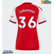 Arsenal Martin Zubimendi #36 Hjemmedrakt Dame 2026-27 Kortermet